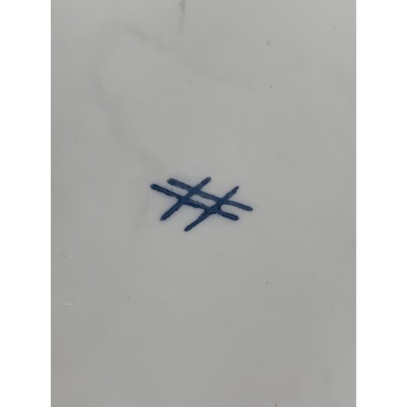 Antique Large Porcelain Floral Footed Centerpiece Bowl encrusted Rose & Leaf - Picture 10 of 16